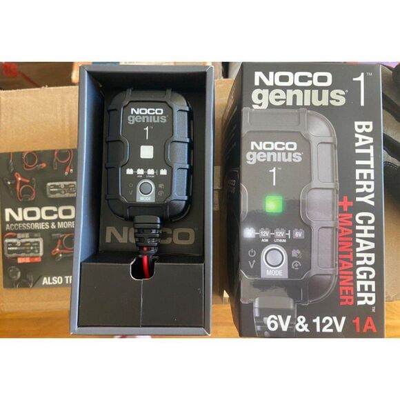 1A Smart Car Battery Charger, 6V and 12V Automotive Charger - Picture 2 of 4